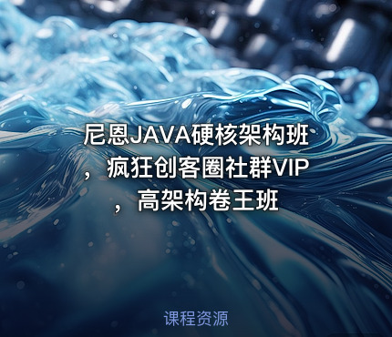 尼恩JAVA硬核架构班，疯狂创客圈社群VIP，高架构卷王班