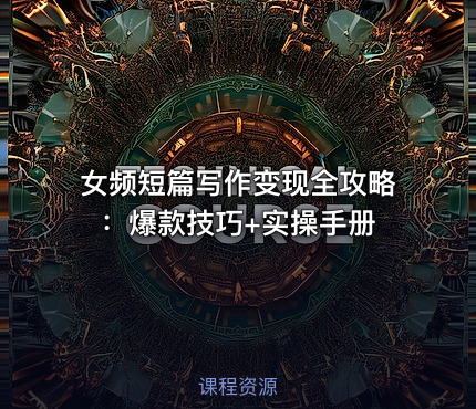 女频短篇写作变现全攻略：爆款技巧+实操手册
