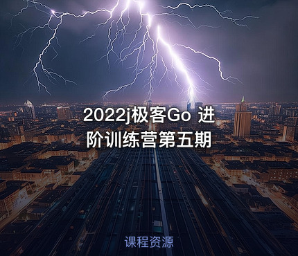 2022j极客Go 进阶训练营第五期