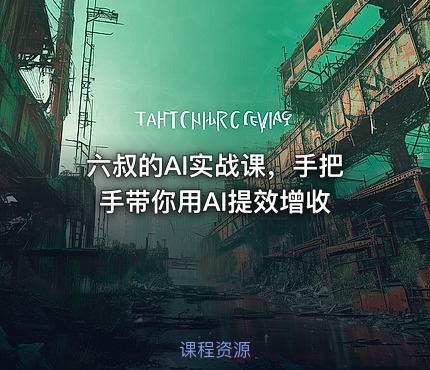 六叔的AI实战课，手把手带你用AI提效增收