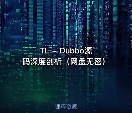 TL - Dubbo源码深度剖析（网盘无密）