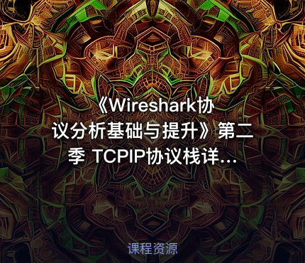 《Wireshark协议分析基础与提升》第二季 TCPIP协议栈详解(上)