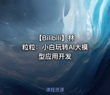 📺 【Bilibili】林粒粒：小白玩转AI大模型应用开发