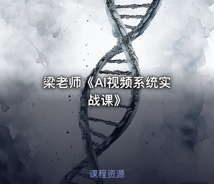 梁老师《AI视频系统实战课》