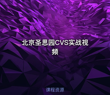 北京圣思园CVS实战视频