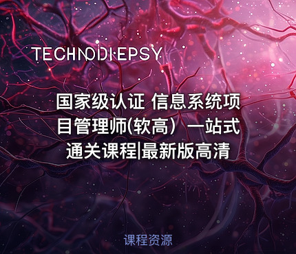 国家级认证 信息系统项目管理师(软高）一站式通关课程|最新版高清