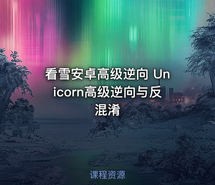 看雪安卓高级逆向 Unicorn高级逆向与反混淆