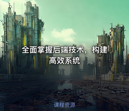 全面掌握后端技术，构建高效系统