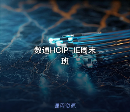 数通HCIP-IE周末班