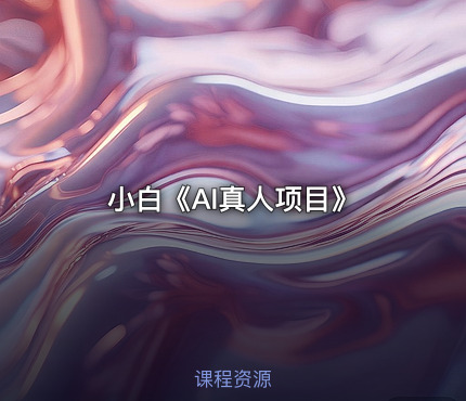 小白《AI真人项目》