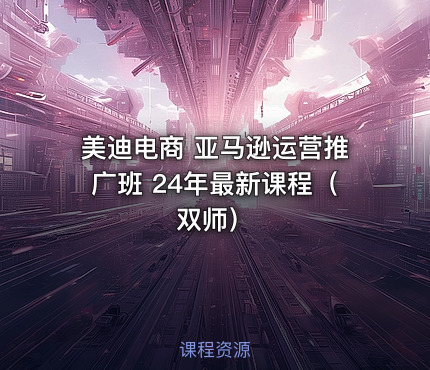 美迪电商 亚马逊运营推广班 24年最新课程（双师）