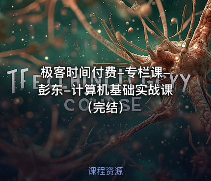 极客时间付费-专栏课-彭东-计算机基础实战课（完结）