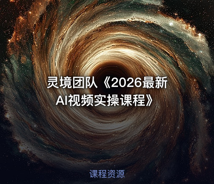 灵境团队《2026最新AI视频实操课程》