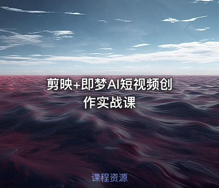 剪映+即梦AI短视频创作实战课