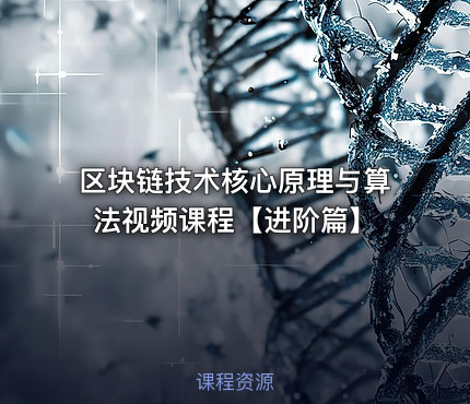 区块链技术核心原理与算法视频课程【进阶篇】