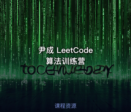 尹成 LeetCode 算法训练营
