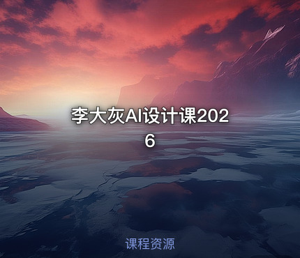 李大灰AI设计课2026
