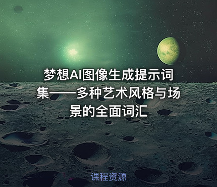 梦想AI图像生成提示词集——多种艺术风格与场景的全面词汇