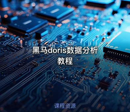 黑马doris数据分析教程