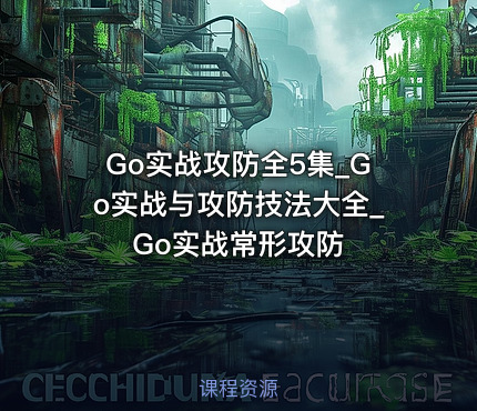 Go实战攻防全5集_Go实战与攻防技法大全_Go实战常形攻防