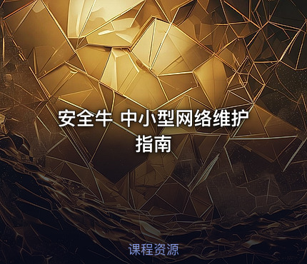 安全牛 中小型网络维护指南