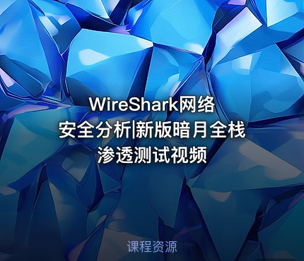 WireShark网络安全分析|新版暗月全栈渗透测试视频