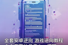全套安卓逆向 游戏逆向教程 含会员要的吕鑫C++课程