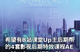 希望有B站课堂Up主后期帮的4套影视后期特效课程AE、Mocha、UE5、Silhouette