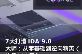 7天打造 IDA 9.0 大师：从零基础到逆向精英（）