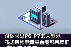 对标阿里P6 P7的大型分布式架构电商平台高可用集群_架构师提升篇