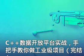 C++数据开放平台实战，手把手教你做工业级项目（完结）