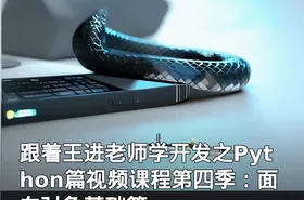 跟着王进老师学开发之Python篇视频课程第四季：面向对象基础篇