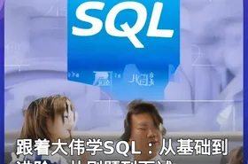 跟着大伟学SQL：从基础到进阶，从刷题到面试