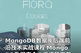MongoDB数据库后端前沿技术实战课程 MongoDB数据库企业级课程下载