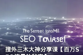 搜外三木大神分享课【百万SEO流量的秘密】