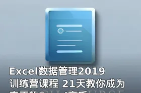 Excel数据管理2019训练营课程 21天教你成为真正的Excel高手