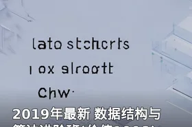 2019年最新 数据结构与算法进阶班(价值1998)