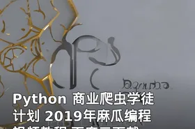 Python 商业爬虫学徒计划 2019年麻瓜编程 视频教程 百度云下载