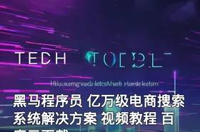 黑马程序员 亿万级电商搜索系统解决方案 视频教程 百度云下载
