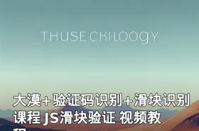 大漠+验证码识别+滑块识别课程 JS滑块验证 视频教程