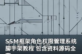 SSM框架角色权限管理系统脚手架教程 包含资料源码全套