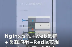 Nginx反代+web集群+负载均衡+Redis实现Session共享+伪静态+防盗链+域名解析