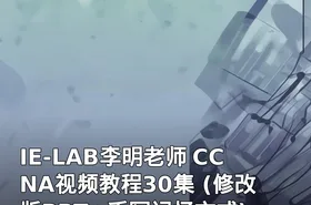 IE-LAB李明老师 CCNA视频教程30集 (修改版PPT+手写记忆方式)