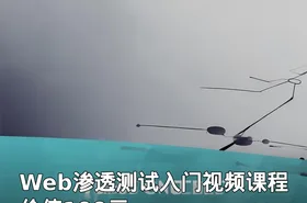 Web渗透测试入门视频课程