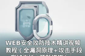 WEB安全攻防技术精讲视频教程（全漏洞原理+攻击手段+测试方法+预防措施）