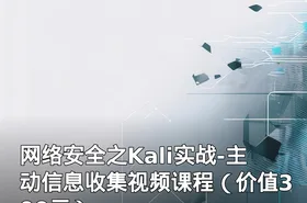 网络安全之Kali实战-主动信息收集视频课程（）