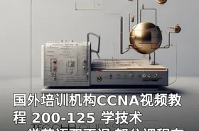 国外培训机构CCNA视频教程 200-125 学技术、学英语双不误 部分课程有字幕文件