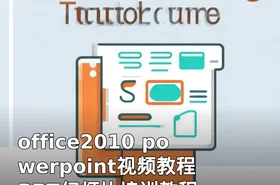 office2010 powerpoint视频教程 PPT幻灯片培训教程