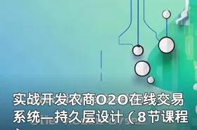 实战开发农商O2O在线交易系统—持久层设计（8节课程）