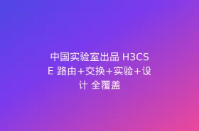 中国实验室出品 H3CSE 路由+交换+实验+设计 全覆盖